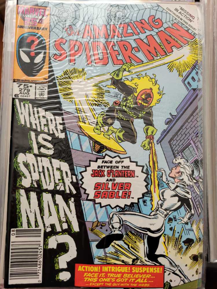 Amazing Spider-Man, The - Marvel Comcs (279 - Aug 1986) comic book collectible [Barcode 714860245708] - Main Image 2