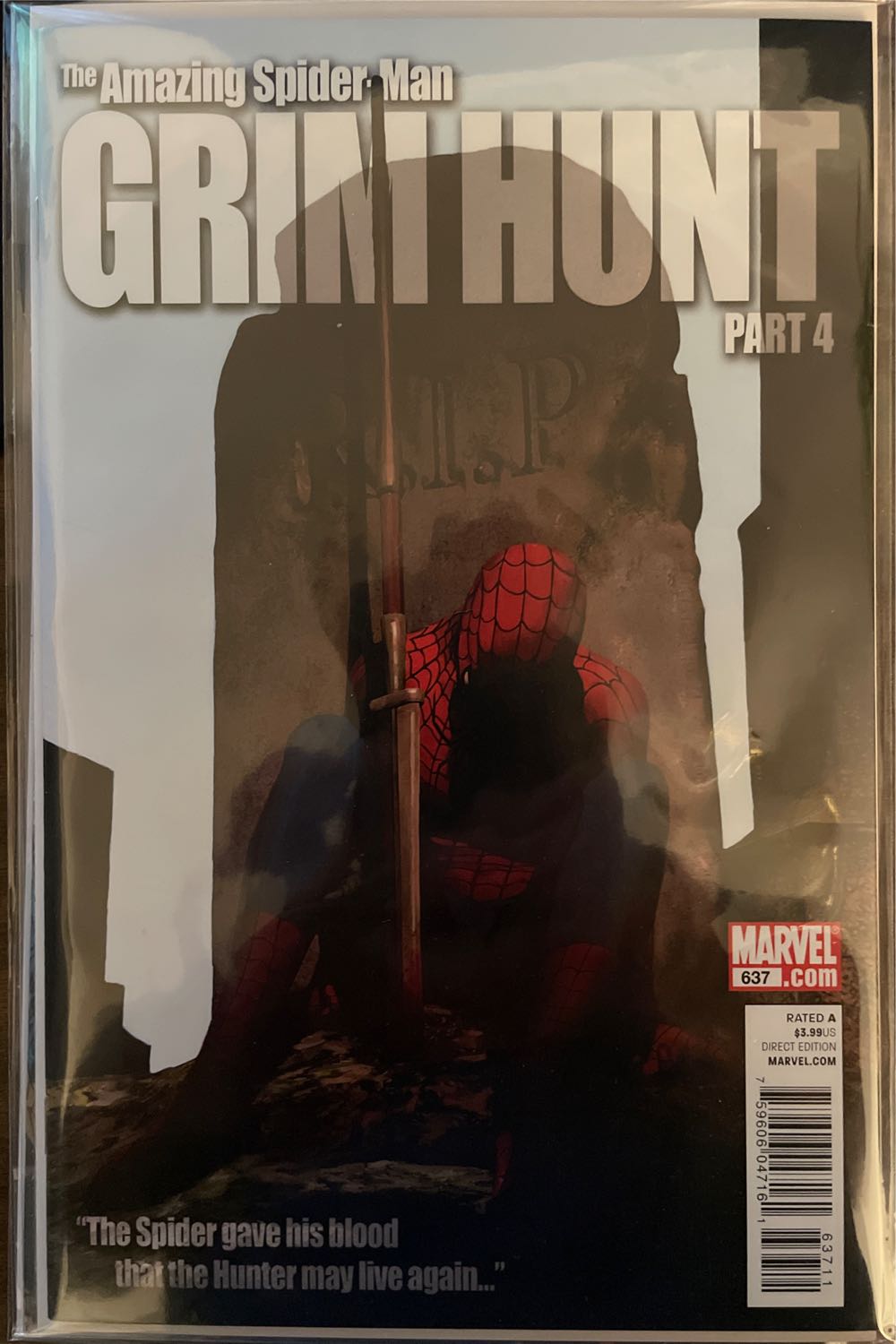 The Amazing Spider-Man - Marvel (637 - Sep 2010) comic book collectible [Barcode 75960604716163711] - Main Image 2