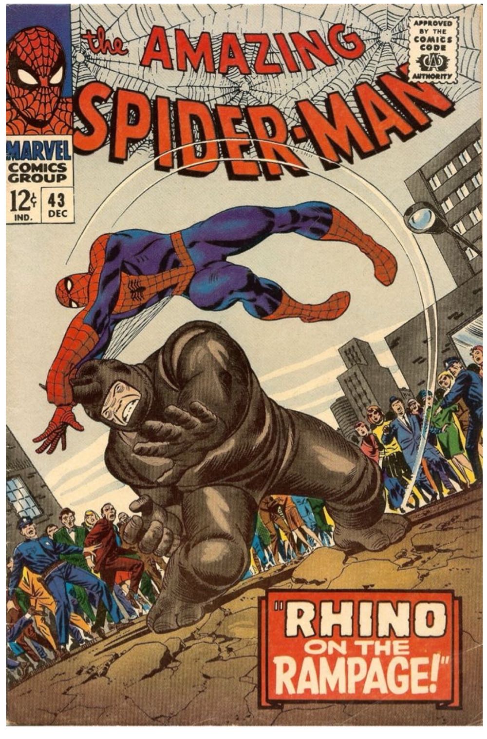 The Amazing Spider-Man #43 - Marvel Comics (43 - 12/1966) comic book collectible - Main Image 3