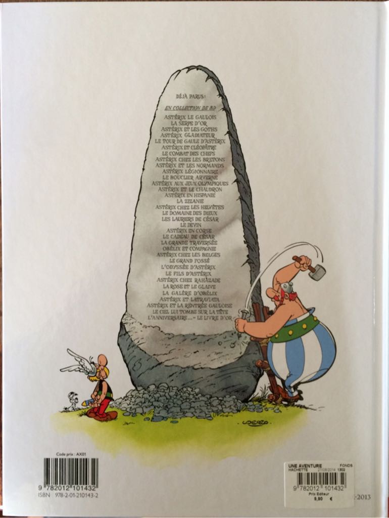Astérix Le bouclier Arverne - Dargaud (11) comic book collectible [Barcode 9782012101432] - Main Image 2