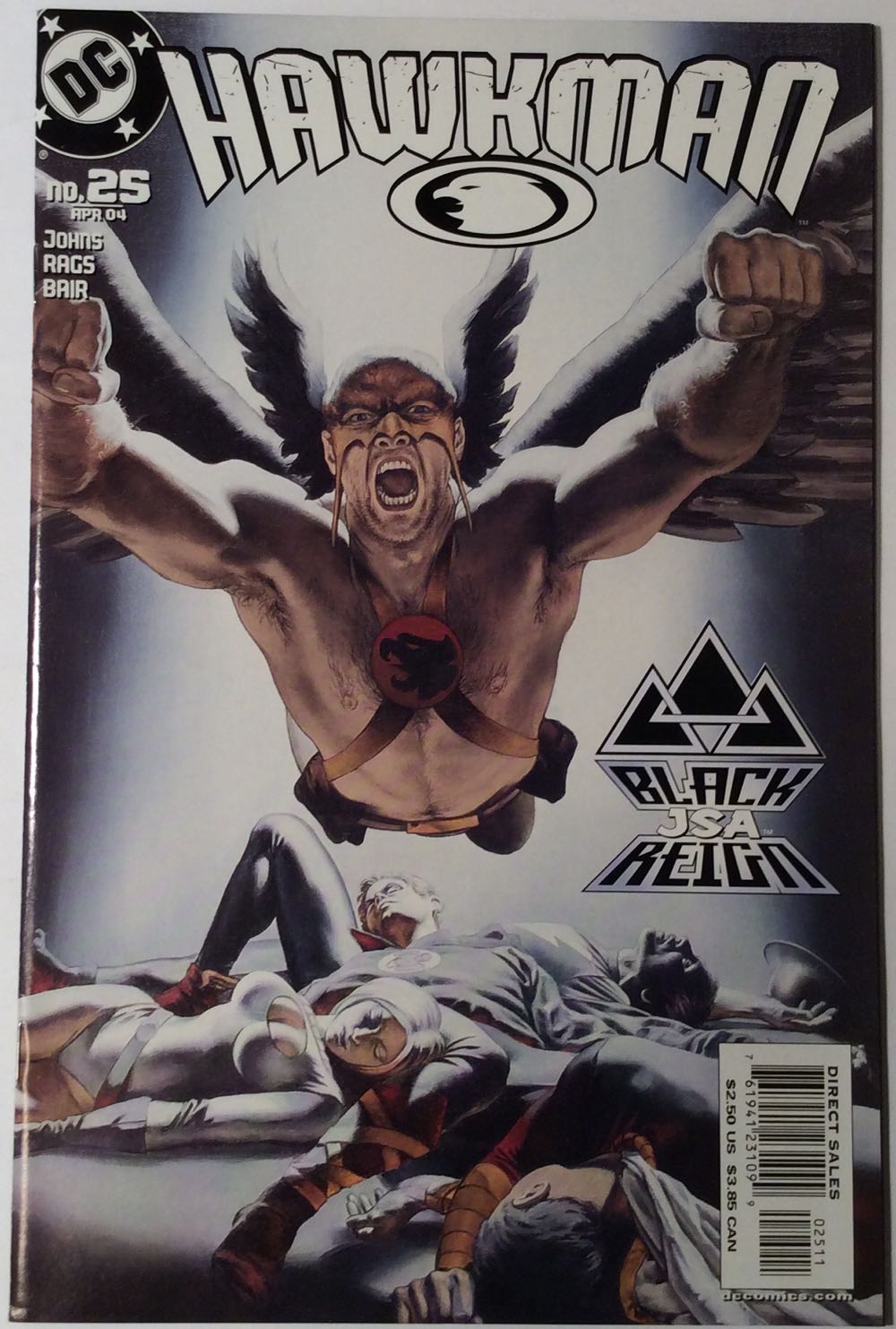 Hawkman (Vol. 5) - DC (25 - Apr 2004) comic book collectible [Barcode 761941231099] - Main Image 2