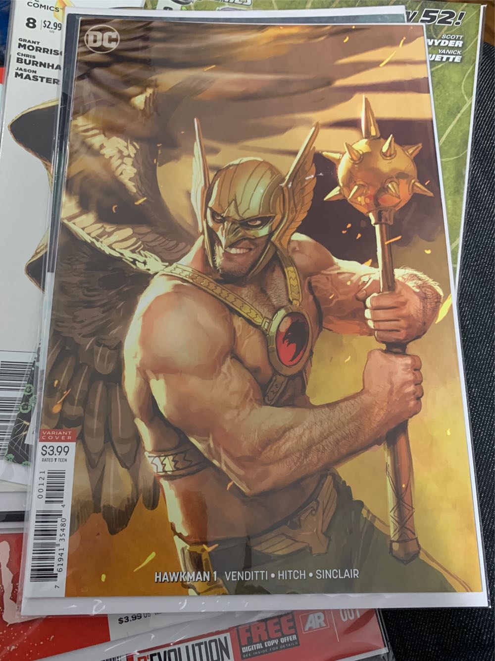 Hawkman (Vol. 5) - DC Comics (1 - Aug 2018) comic book collectible [Barcode 76194135480400111] - Main Image 3