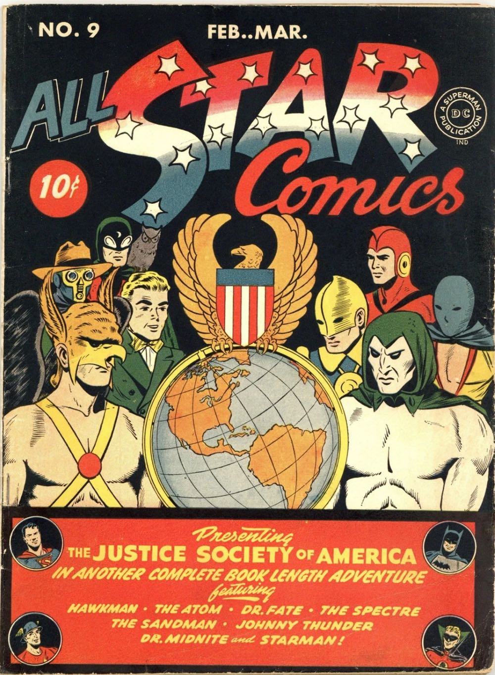 All Star Comics - DC (Detective Comics) (9) comic book collectible [Barcode 741182256658] - Main Image 2