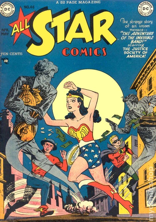 All Star Comics - DC Comics (39 - Feb 1948) comic book collectible [Barcode 741258836] - Main Image 3