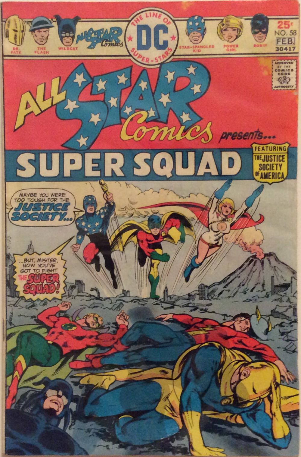 All-Star Comics - National Periodical Publications, Inc. (58 - Feb 1976) comic book collectible [Barcode 741258236855] - Main Image 3