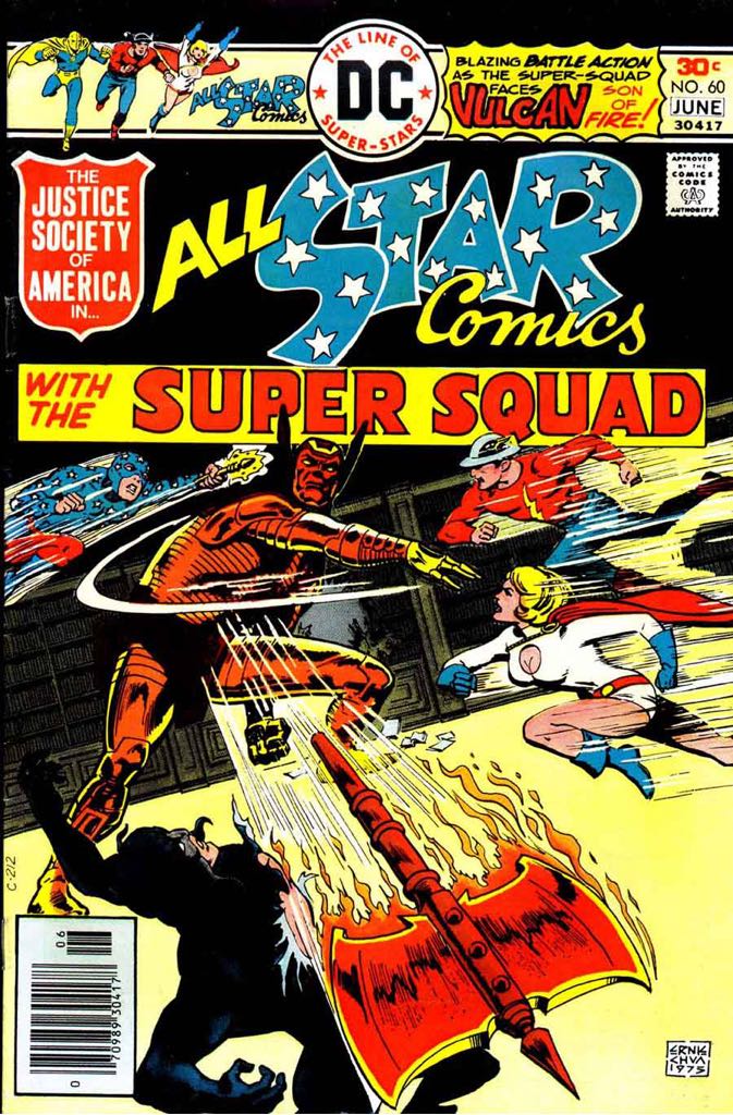 All Star Comics - DC Comics (60 - Jun 1976) comic book collectible [Barcode 070989304178] - Main Image 1