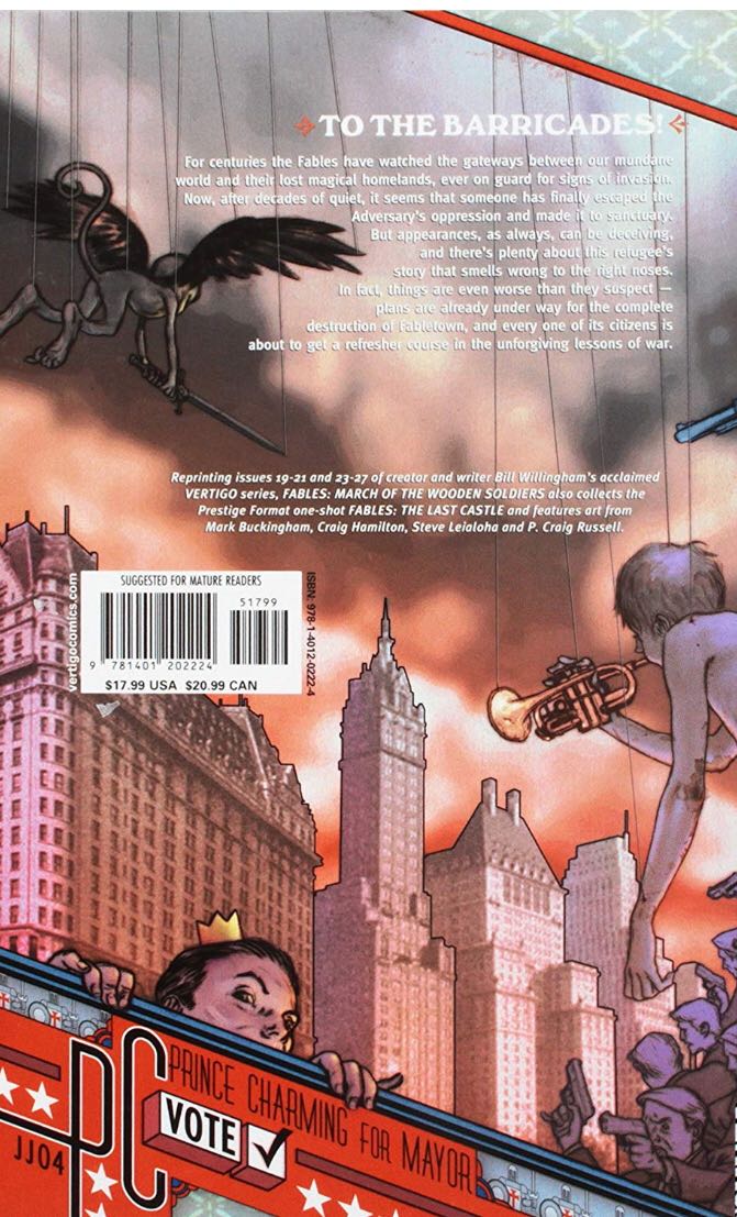 Fables - Vertigo (4 - Nov 2004) comic book collectible [Barcode 10122422] - Main Image 2