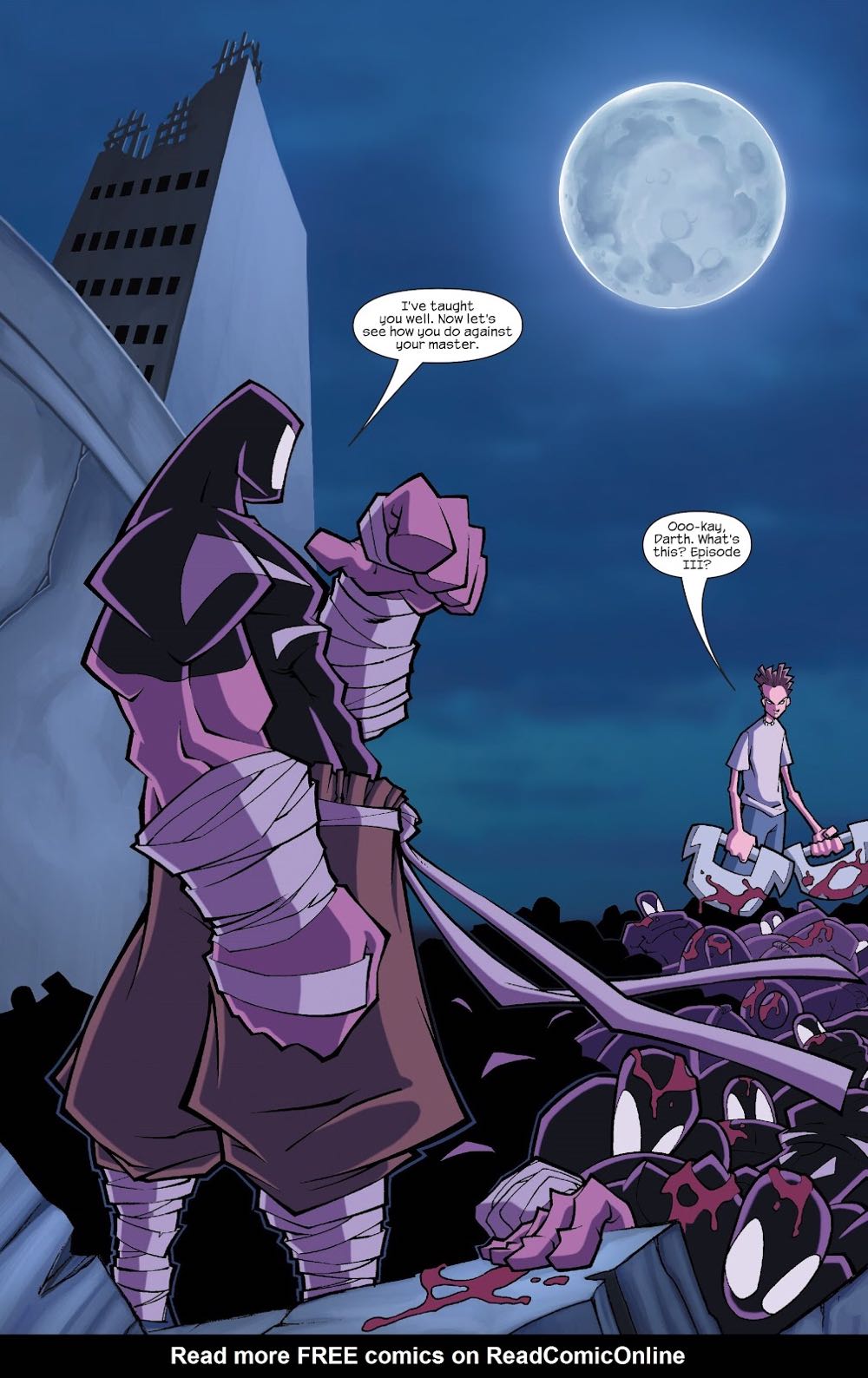 Marvel Mangaverse Spider-man: Legend Of The Spider-clan - Marvel Comics (4 - Mar 2003) comic book collectible [Barcode 759606054138] - Main Image 3