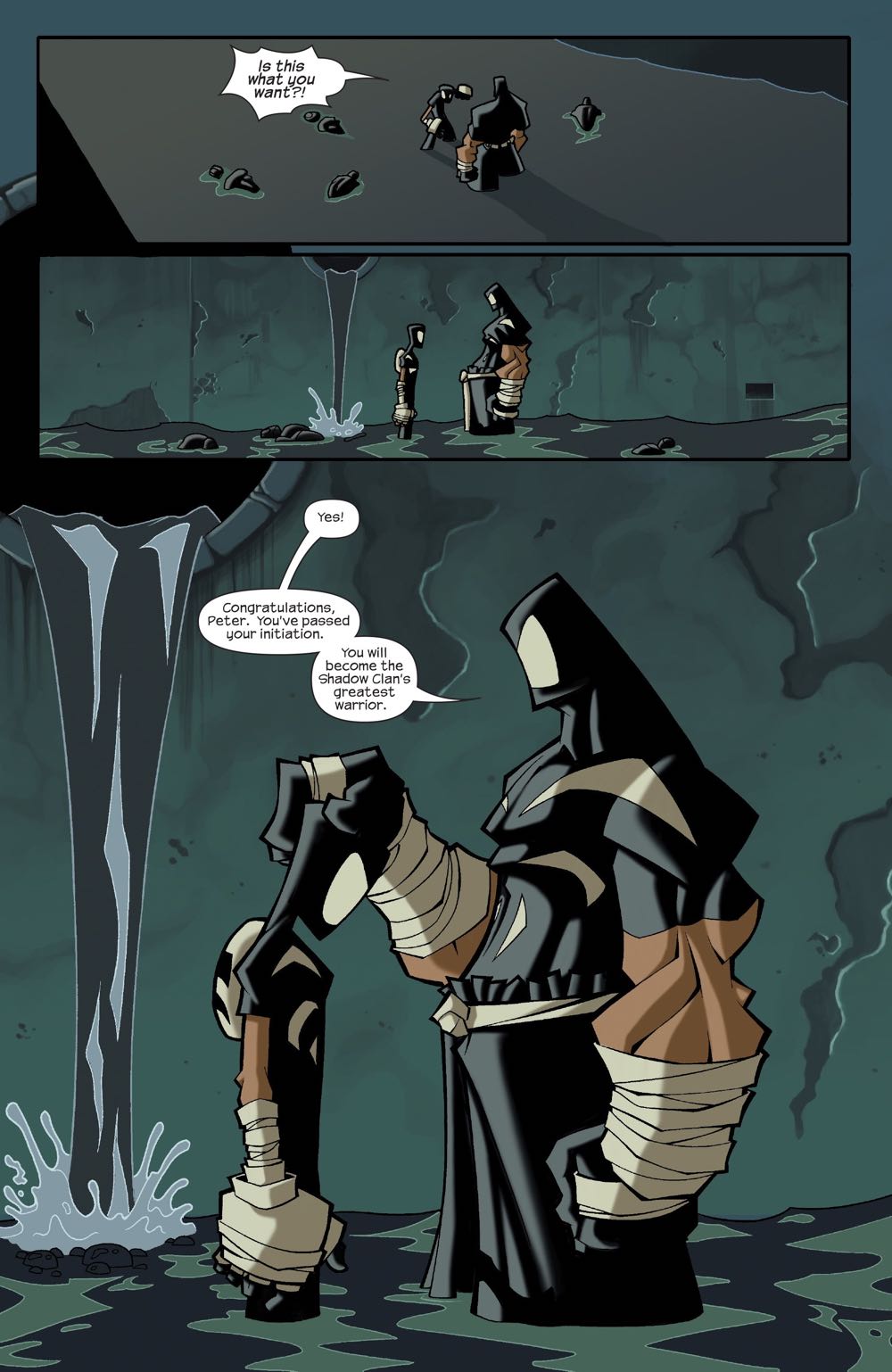 Marvel Mangaverse Spider-man: Legend Of The Spider-clan - Marvel Comics (3 - Feb 2003) comic book collectible [Barcode 759606054138] - Main Image 3