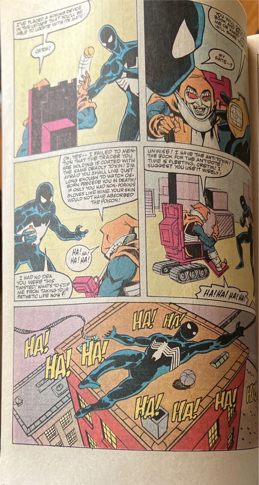 Peter Parker, The Spectacular Spider-man - Marvel Comics (130 - Sep 1987) comic book collectible [Barcode 071486021995] - Main Image 3