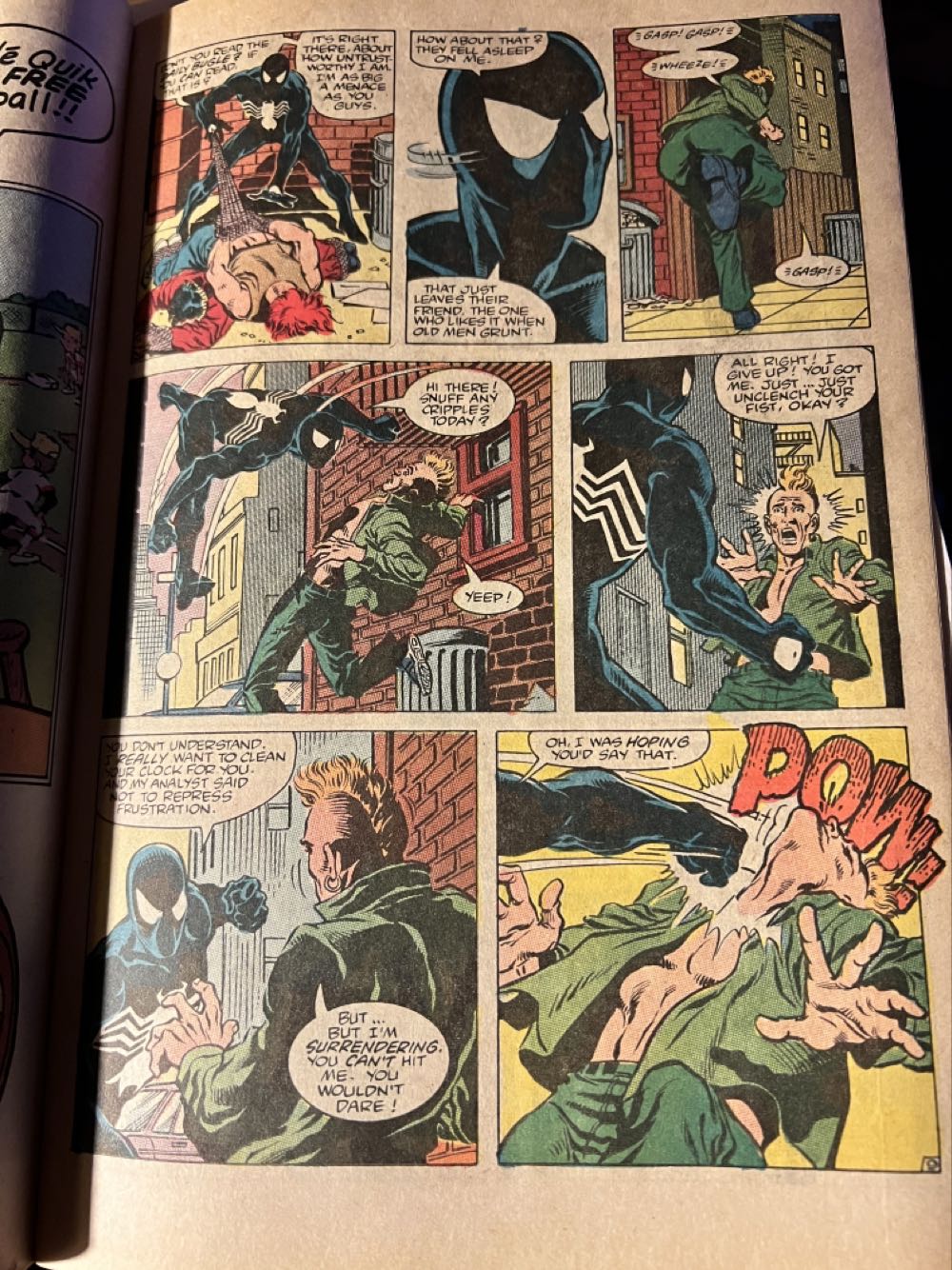 Peter Parker, The Spectacular Spider-man - Marvel Comics (107 - Oct 1985) comic book collectible [Barcode 071486021995] - Main Image 3