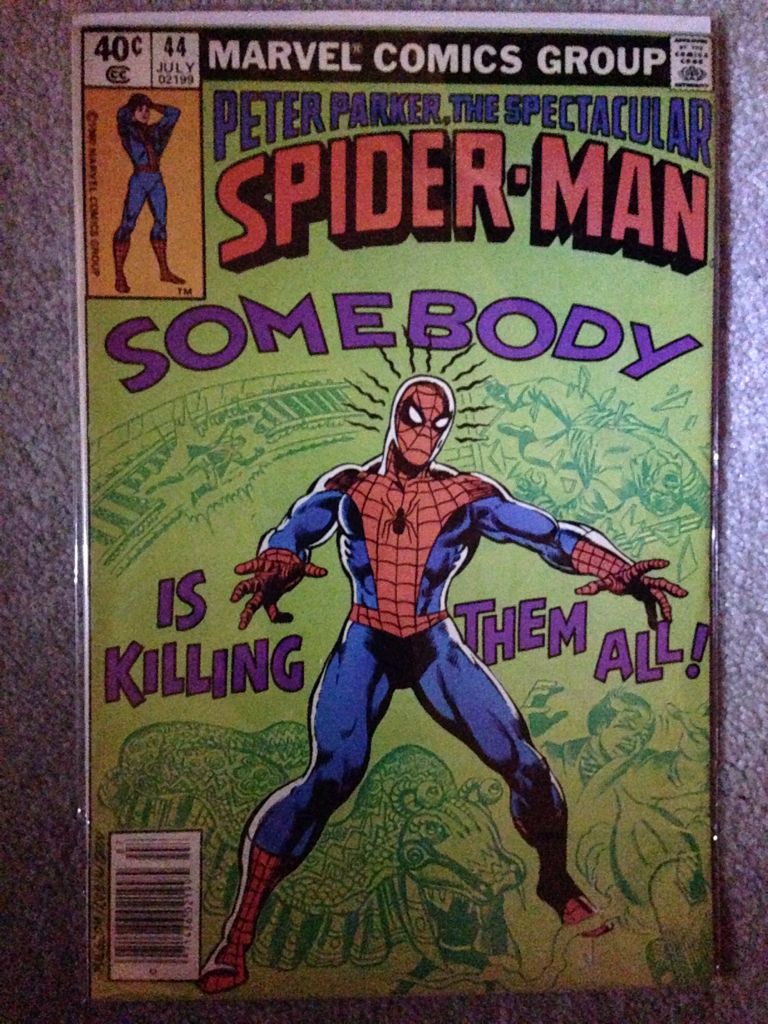 Peter Parker, The Spectacular Spider-man - Marvel Comics (44 - Jul 1980) comic book collectible [Barcode 071486021995] - Main Image 1