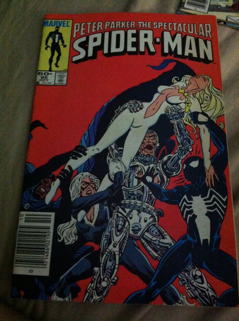 Spectacular Spider-Man - Marvel Comis Group (95 - Oct 1984) comic book collectible [Barcode 071486021995] - Main Image 1