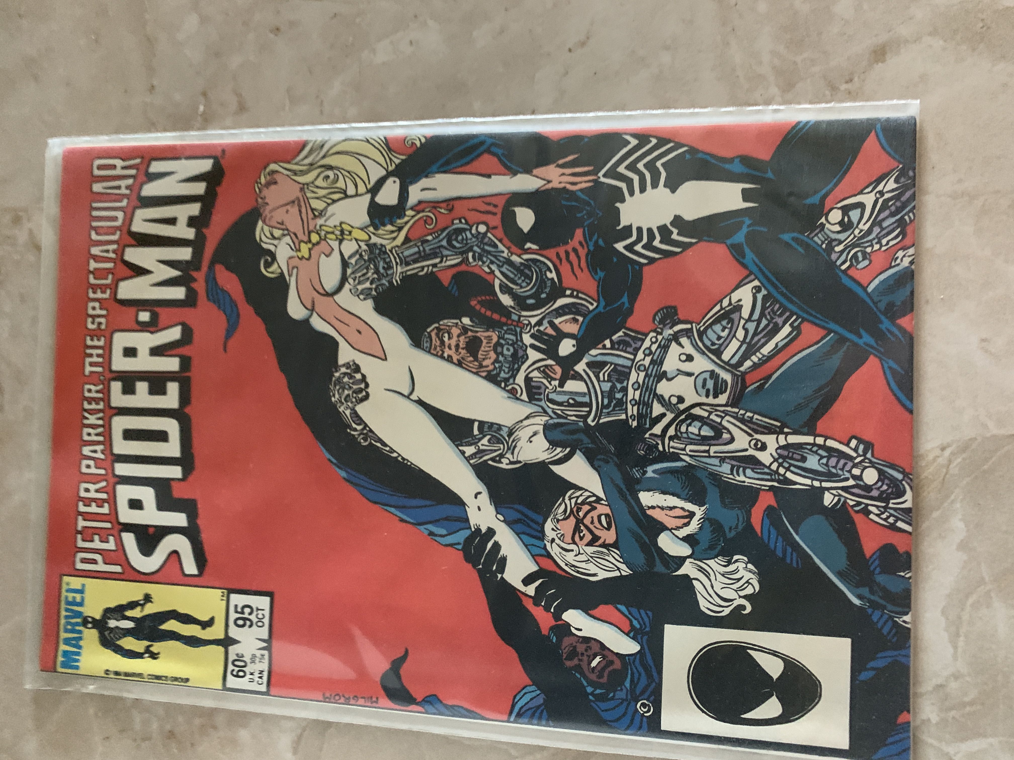 Spectacular Spider-Man - Marvel Comis Group (95 - Oct 1984) comic book collectible [Barcode 071486021995] - Main Image 2