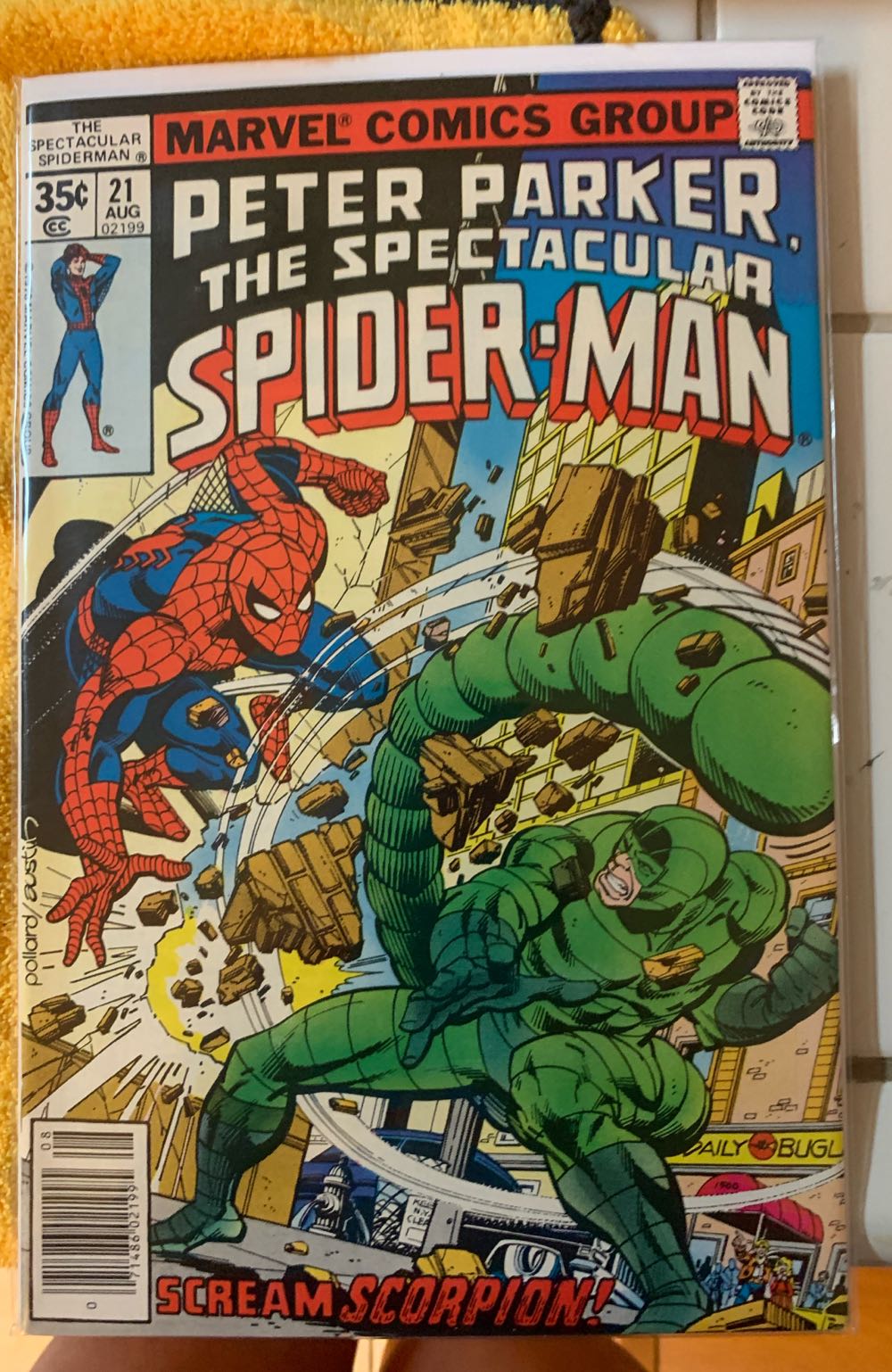Peter Parker, The Spectacular Spider-man - Marvel Comics Group (21 - Aug 1978) comic book collectible [Barcode 071486021995] - Main Image 4