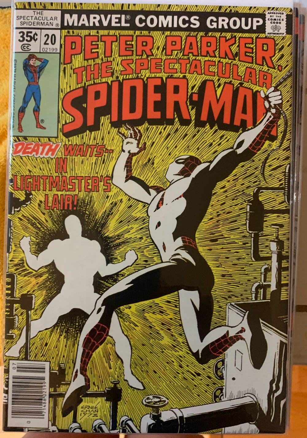 Peter Parker, The Spectacular Spider-man - Marvel Comics Group (20 - Jul 1978) comic book collectible [Barcode 7148602199] - Main Image 2
