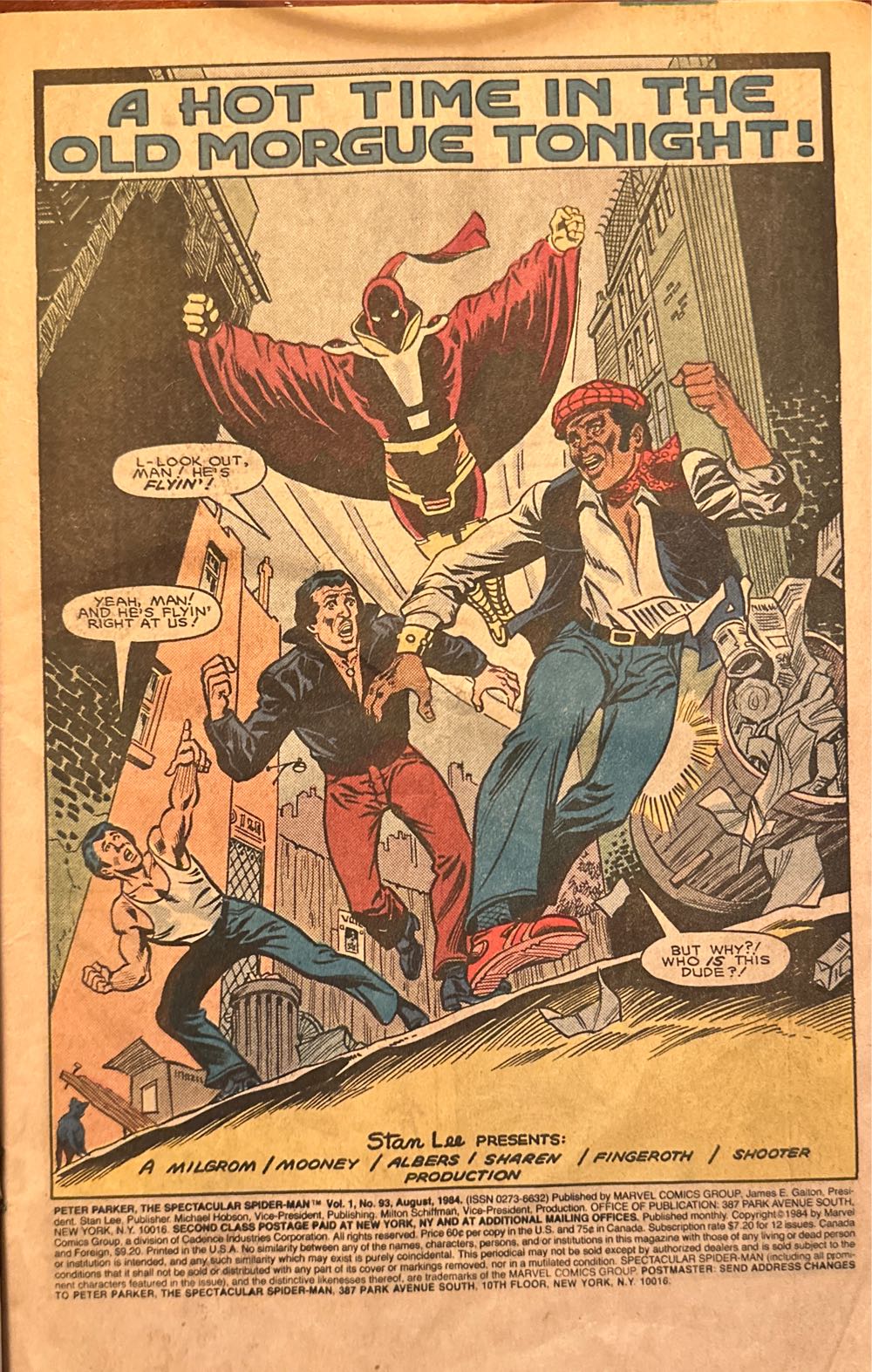 Peter Parker, The Spectacular Spider-man - Marvel Comics (93 - Aug 1984) comic book collectible [Barcode 07148602199508] - Main Image 2