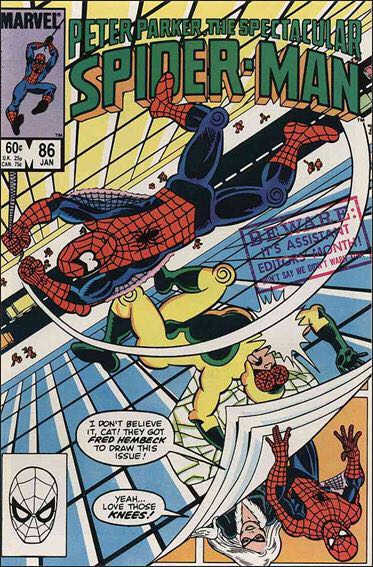 Peter Parker, The Spectacular Spider-man - Marvel Comics Group (86 - Jan 1984) comic book collectible [Barcode 07148602199501] - Main Image 2