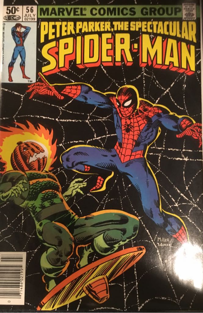 Peter Parker, The Spectacular Spider-man - Marvel Comics Group (56 - Jul 1981) comic book collectible [Barcode 7148602199] - Main Image 1