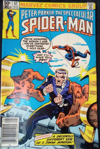 The Spectacular Spider-Man - Marvel Comics (57 - Aug 1981) comic book collectible [Barcode 7148602199] - Main Image 3