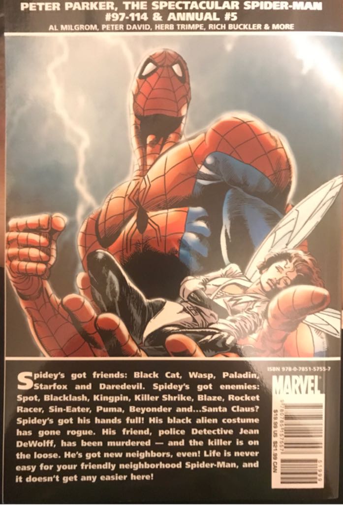 Essential Peter Parker, The Spectacular Spider-Man TPB  - Dan Buckley (5) comic book collectible [Barcode 978078515755751999] - Main Image 2