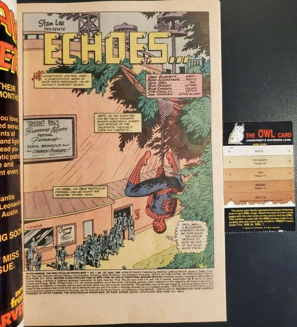 Peter Parker, The Spectacular Spider-man - Marvel Comics (101 - Apr 1985) comic book collectible - Main Image 3