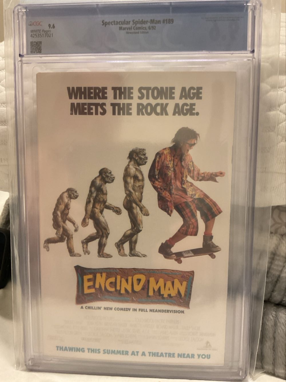 The Spectacular Spider-Man - Marvel Comics (189 - Jun 1992) comic book collectible [Barcode 07148602199506] - Main Image 3