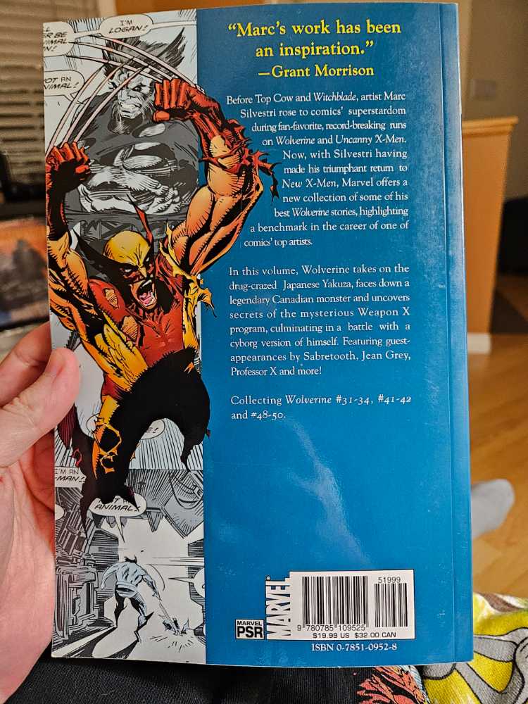 Wolverine Legends: Marc Silvestri Vol.6 - Marvel (6) comic book collectible [Barcode 9780785109525] - Main Image 2