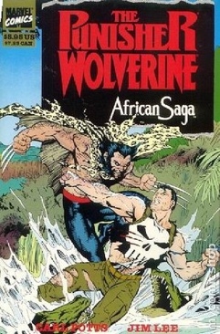 Punisher/Wolverine: African Saga (1989) - Marvel Comics (1 - Oct 1989) comic book collectible [Barcode 024885232257] - Main Image 1
