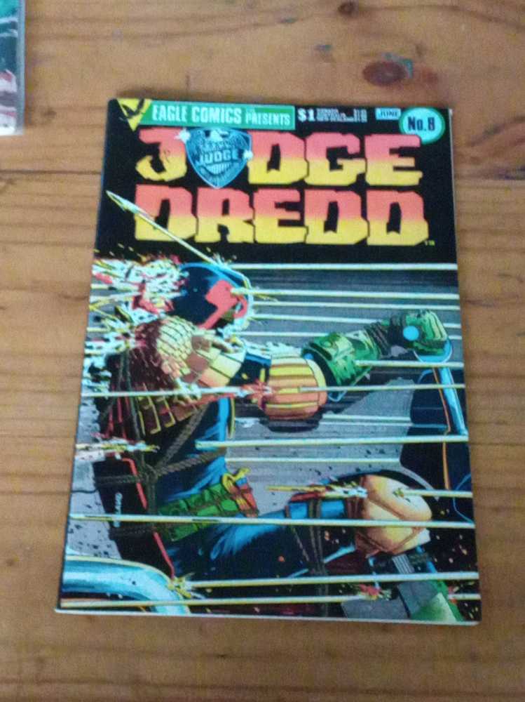 Judge Dredd - Eagle Comics (8 - June 1988) comic book collectible [Barcode 827714004496] - Main Image 2