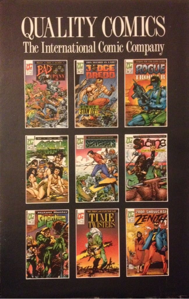 Judge Dredd Vol. 2 - Quality Comics (26 - Dec 1988) comic book collectible [Barcode 827714004496] - Main Image 2