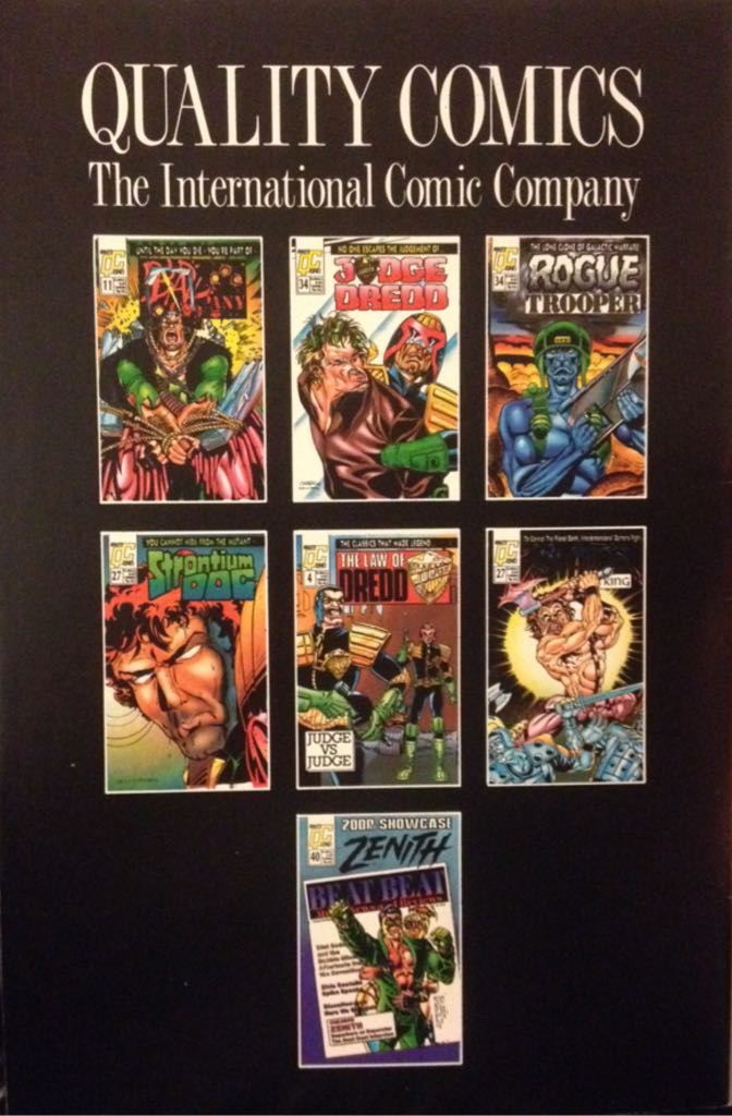 Judge Dredd Vol. 2 - Quality Comics (34 - Aug 1989) comic book collectible [Barcode 827714004496] - Main Image 2