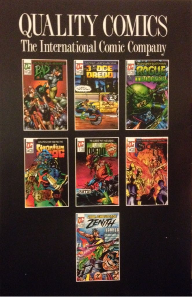 Judge Dredd Vol. 2 - Quality Comics (35 - Sep 1989) comic book collectible [Barcode 827714004496] - Main Image 2