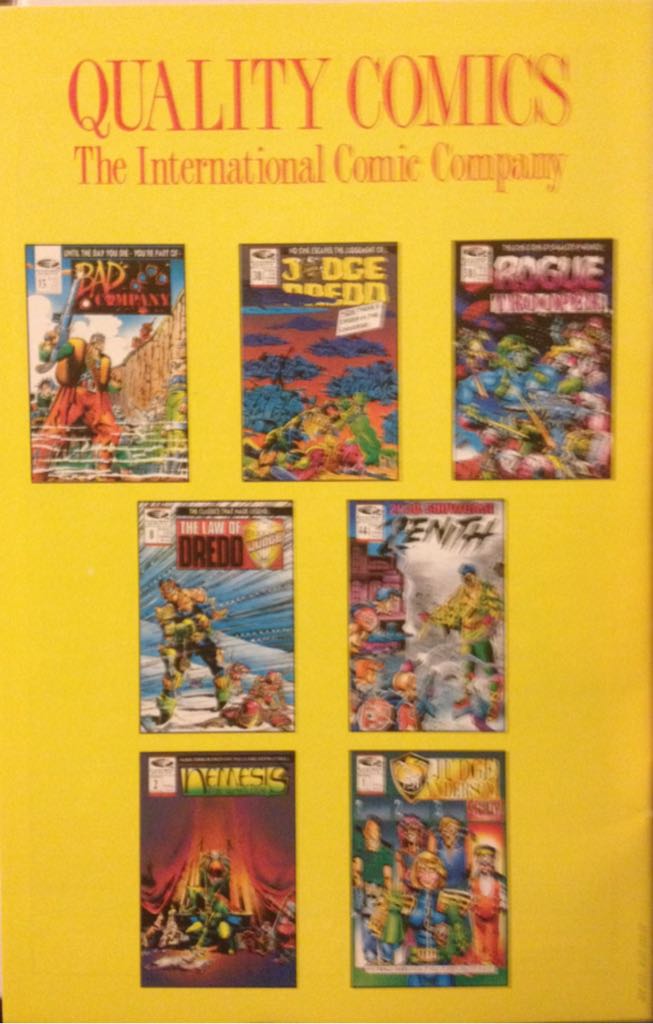 Judge Dredd Vol. 2 - Fleetway / Quality (38 - Dec 1989) comic book collectible - Main Image 2