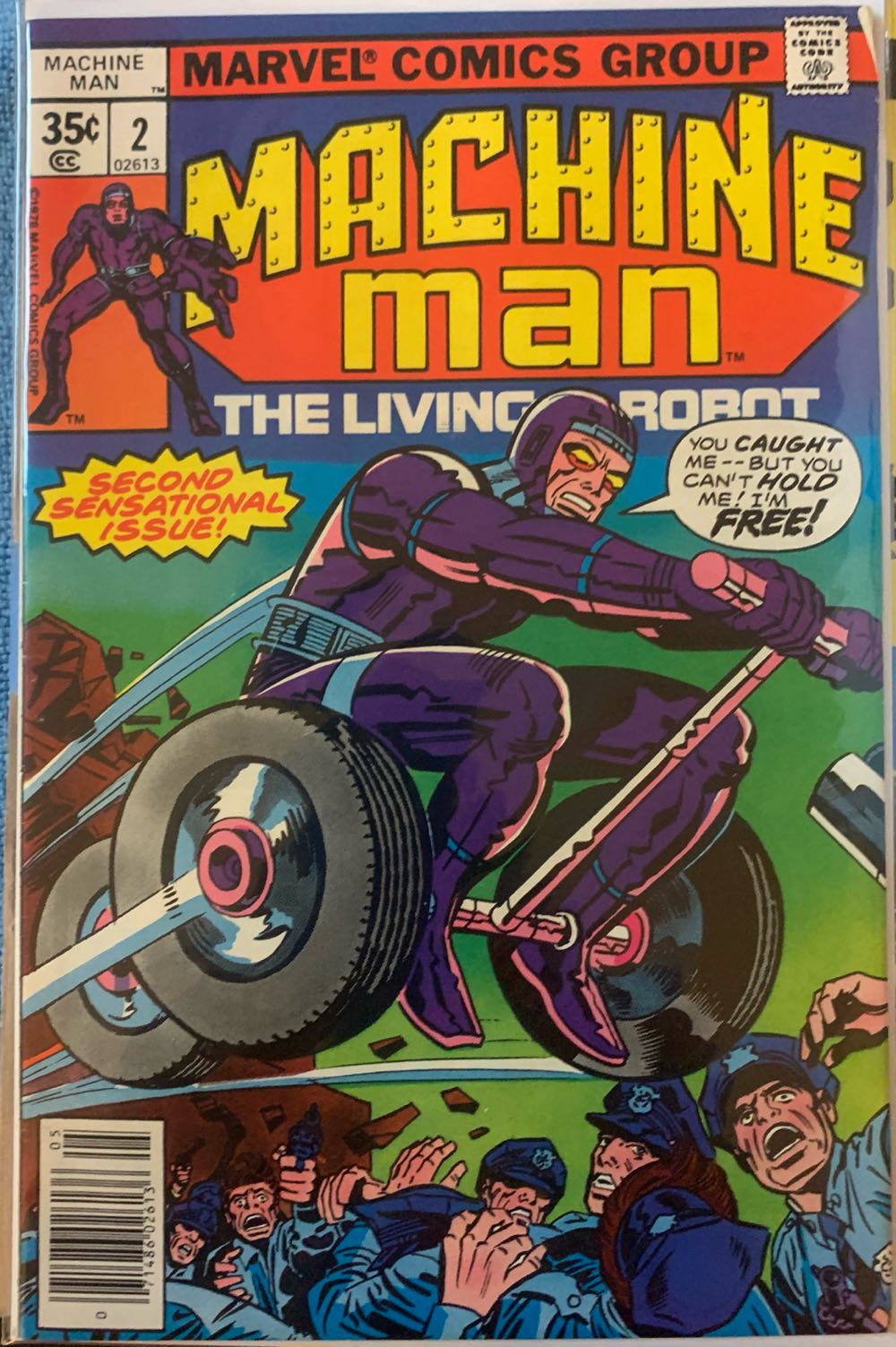 Machine Man - Marvel Comics (2 - May 1978) comic book collectible [Barcode 071486026136] - Main Image 3