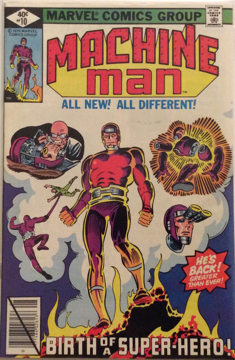 Machine Man - Marvel Comics Group (10 - Aug 1979) comic book collectible [Barcode 071486026136] - Main Image 2