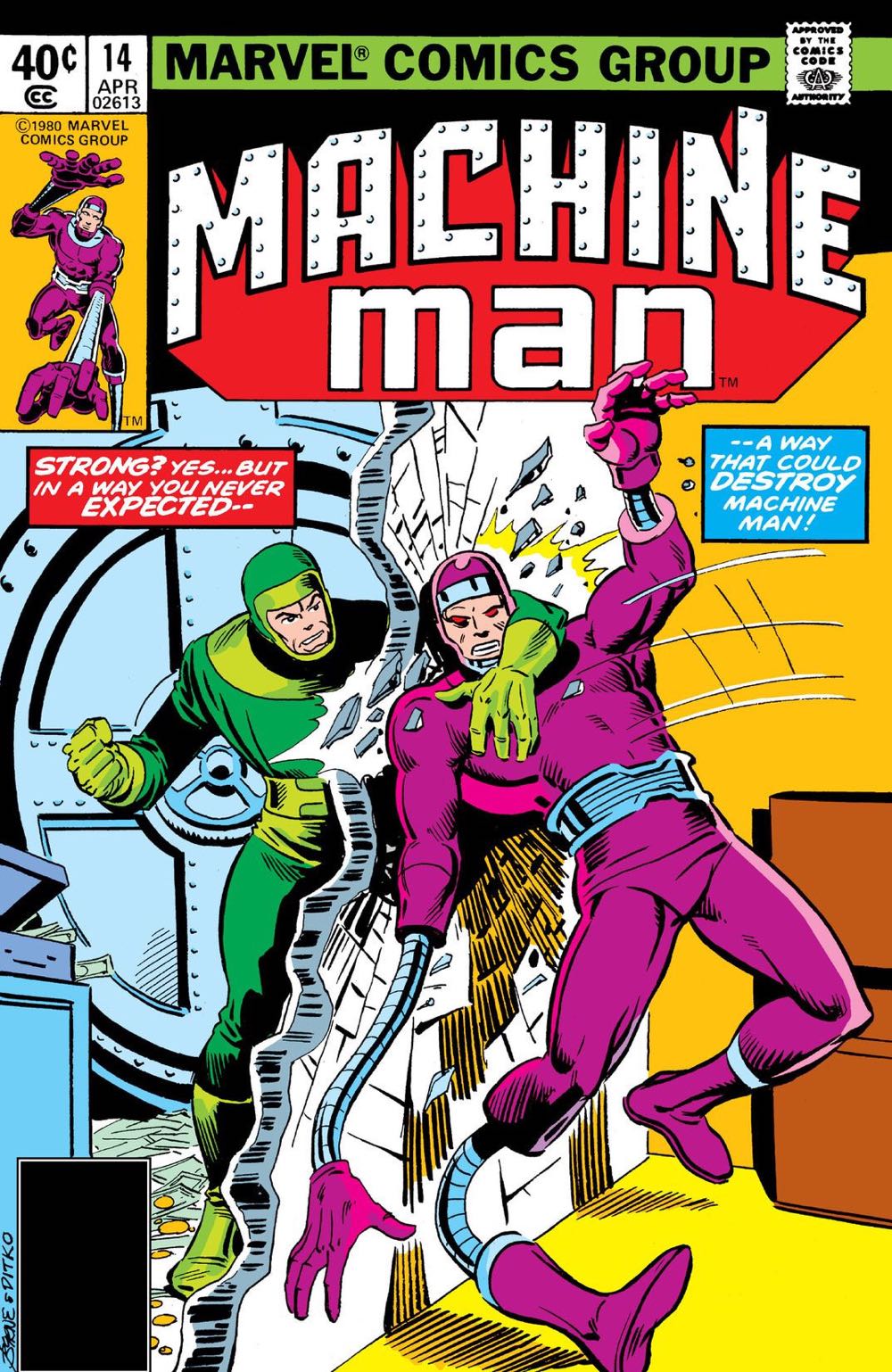 Machine Man - Marvel (1 - Oct 1984) comic book collectible [Barcode 071486029779] - Main Image 3