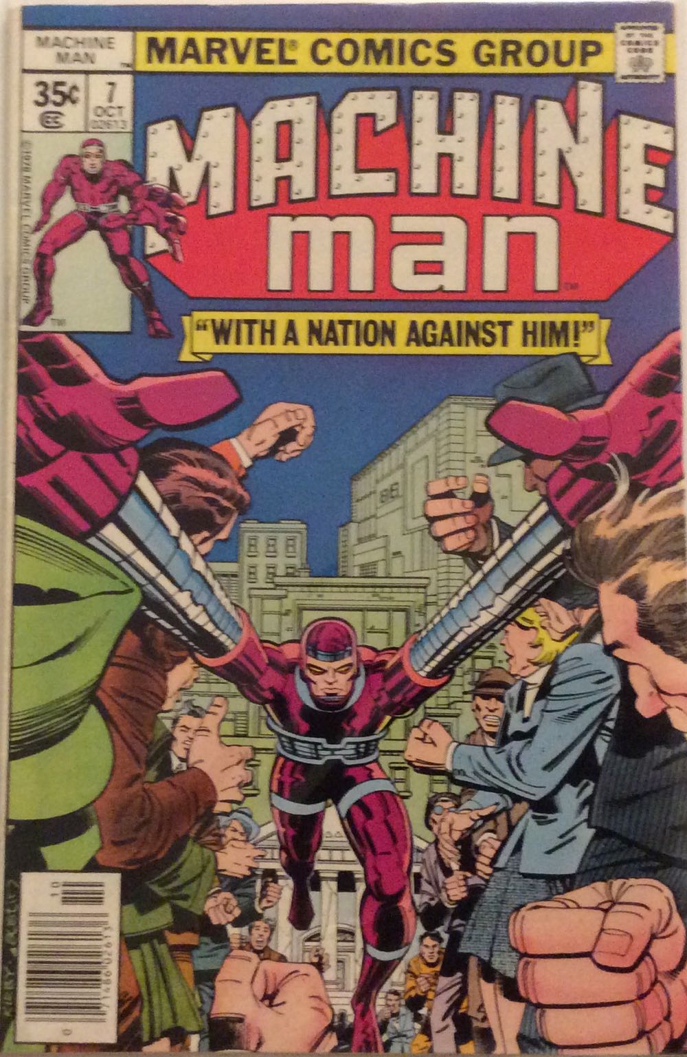 Machine Man - Marvel Comics Group (7 - Oct 1978) comic book collectible [Barcode 071486029779] - Main Image 2