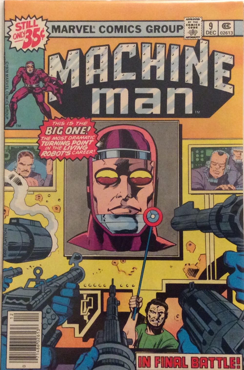 Machine Man - Marvel Comics Group (9 - Dec 1978) comic book collectible [Barcode 071486026136] - Main Image 2