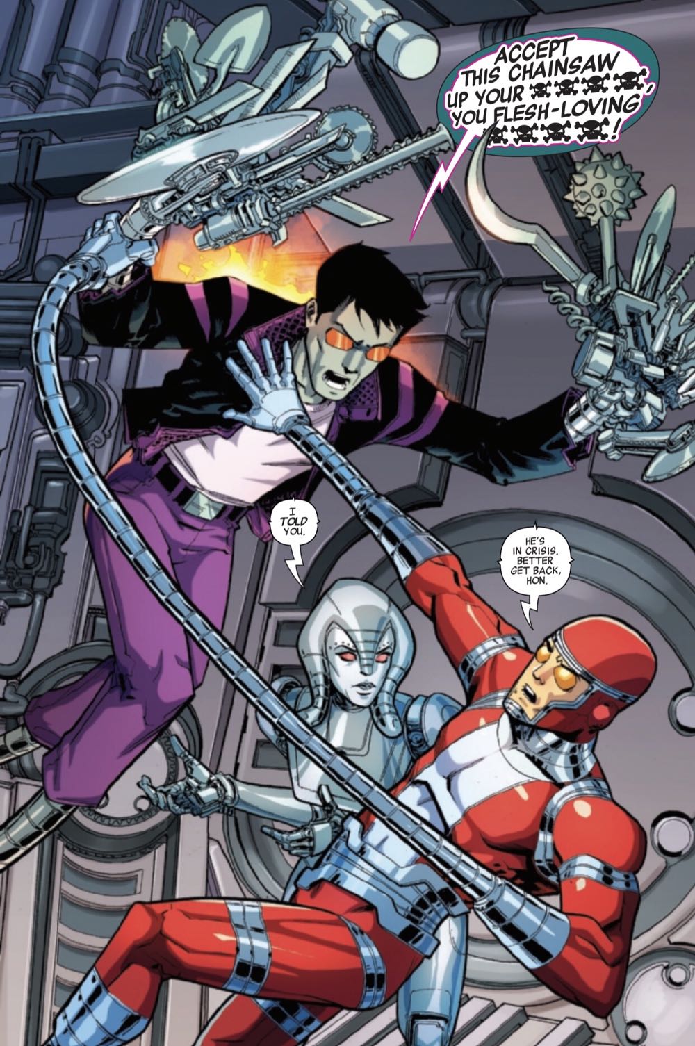 Machine Man - Marvel Comics (2 - Nov 1984) comic book collectible [Barcode 000000000] - Main Image 3