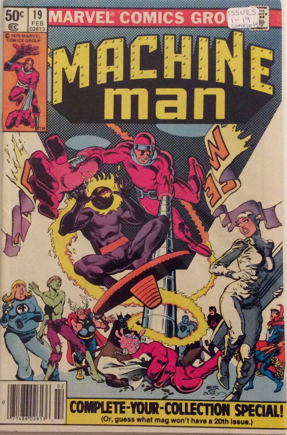 Machine Man (1978) - Marvel Comics (19 - 02/1981) comic book collectible [Barcode 071486029779] - Main Image 2