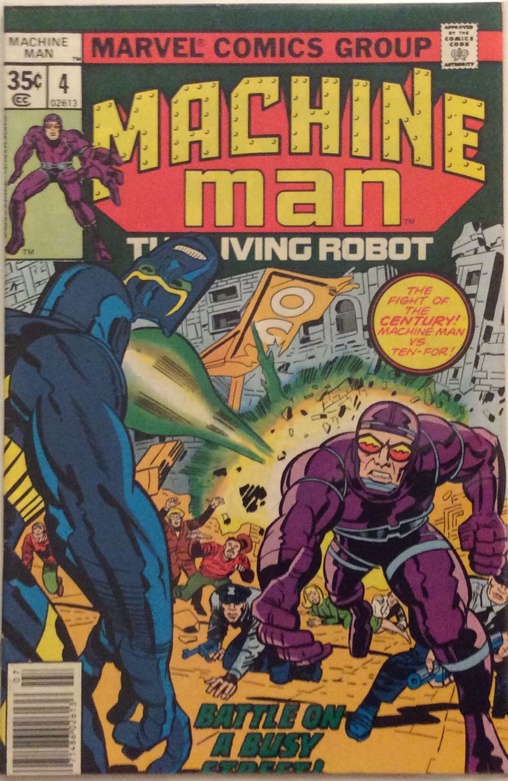 Machine Man - Marvel Comics (4 - Jul 1978) comic book collectible [Barcode 07148602613607] - Main Image 2