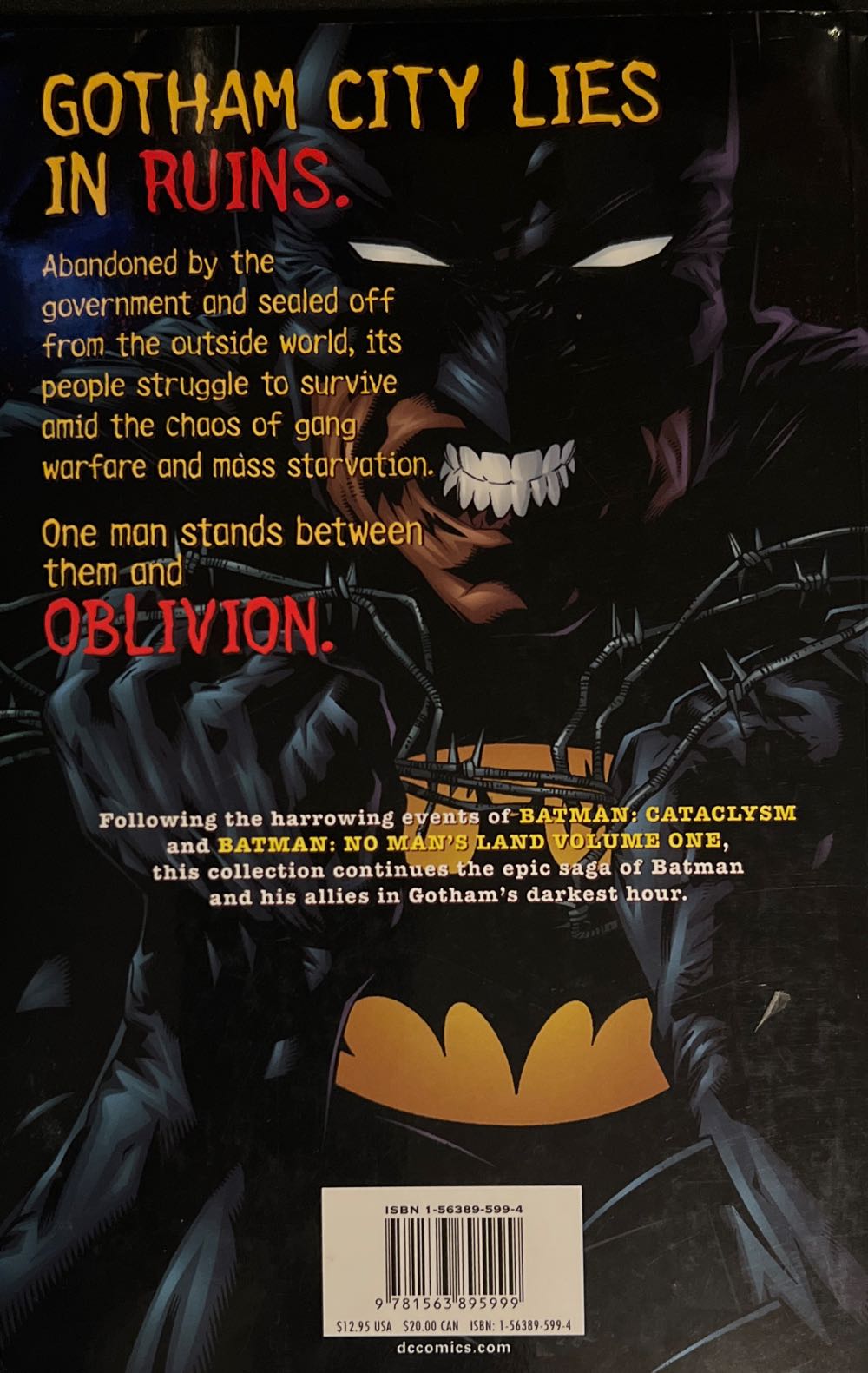 Batman: No Man’s Land Vol 2 - DC Comics (565) comic book collectible [Barcode 9781563895999] - Main Image 2