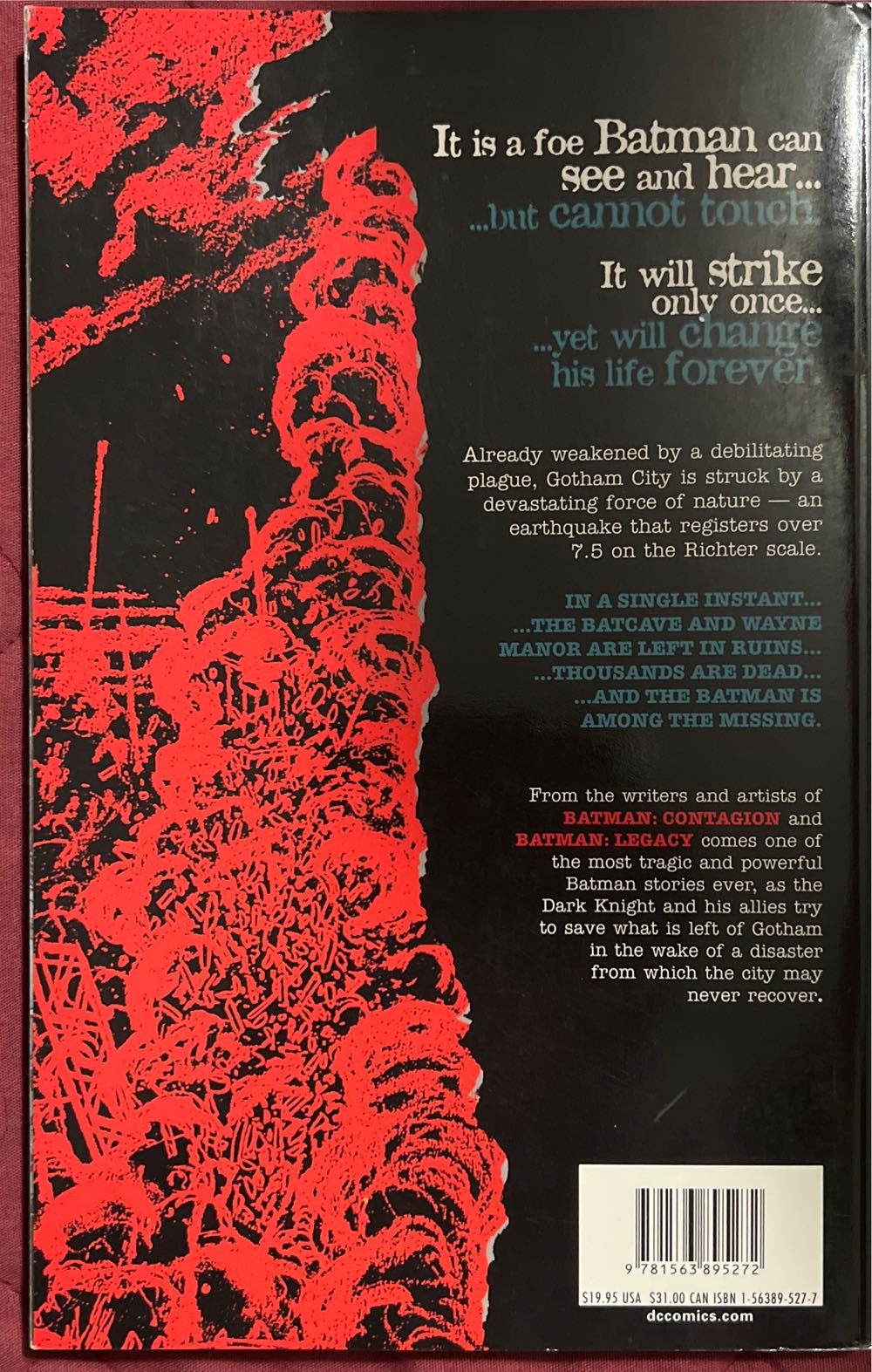 Batman: Cataclysm - DC Comics (1) comic book collectible [Barcode 9781563895272] - Main Image 2