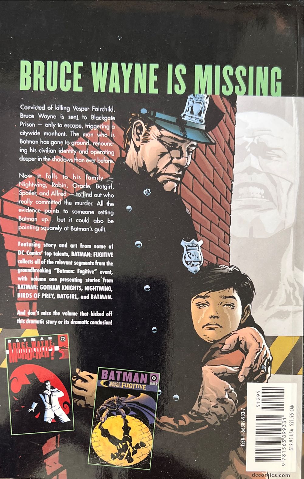 Batman: OC 33: Bruce Wayne: Fugitive Vol. 1 - DC Comics (601,603) comic book collectible [Barcode 9781563899331] - Main Image 2