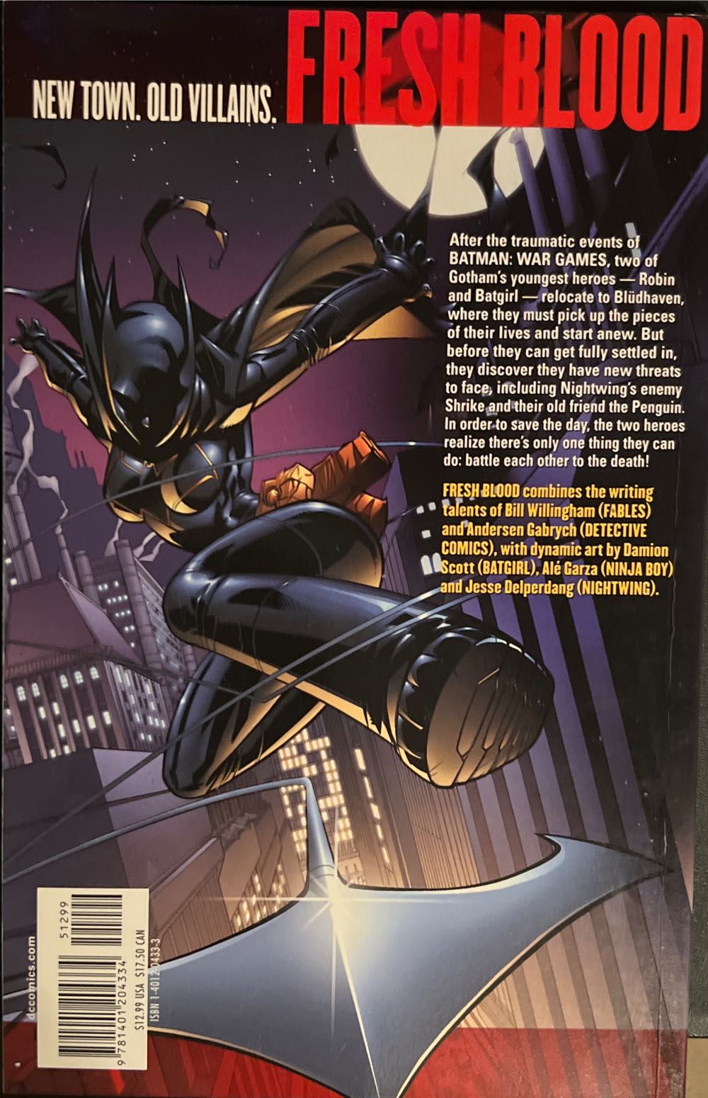 Robin/Batgirl: Fresh Blood - DC Comics (1) comic book collectible [Barcode 9781401204334] - Main Image 2