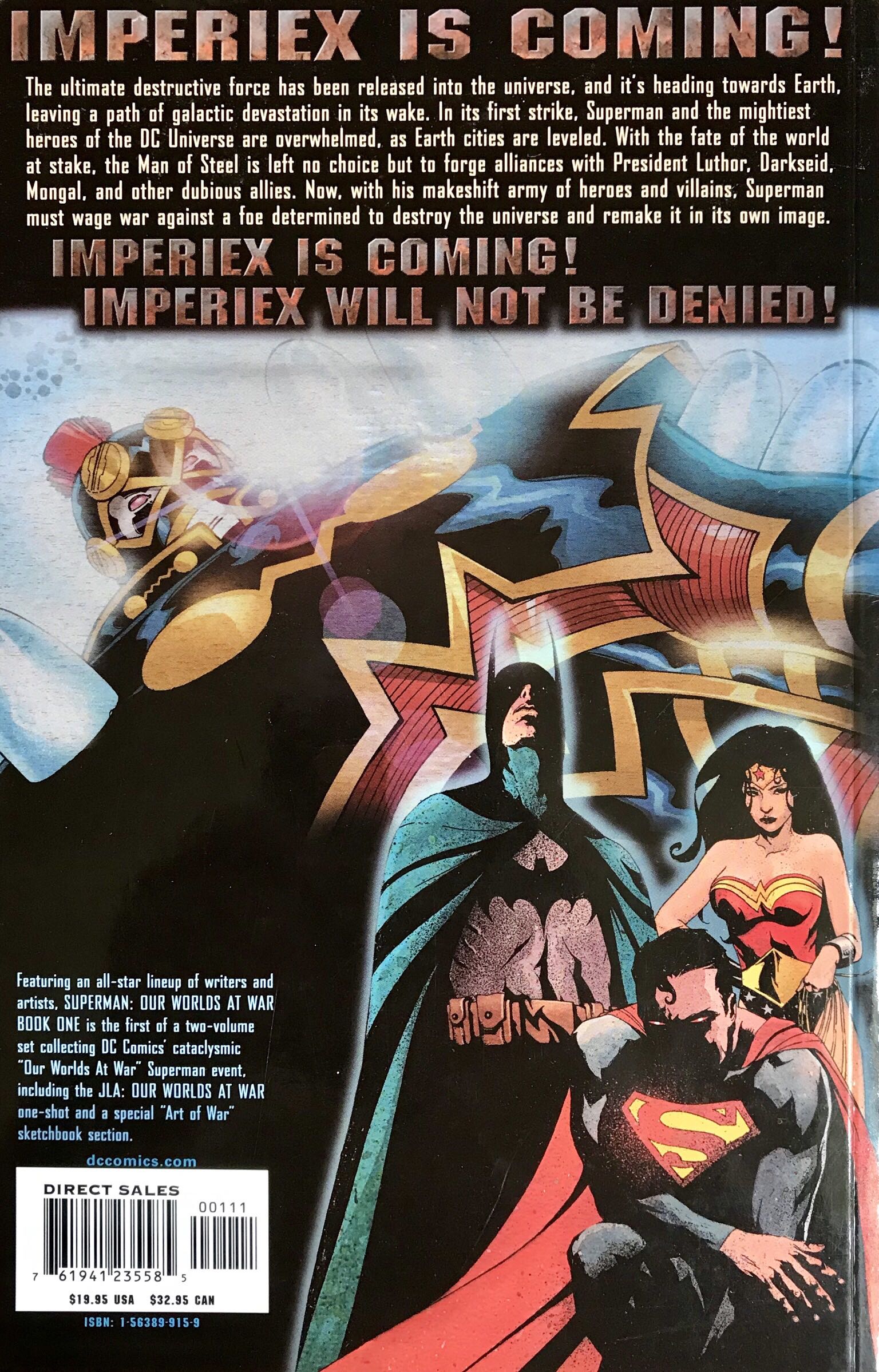 Superman: Our Worlds At War Book One - DC Comics (1) comic book collectible [Barcode 761941235585] - Main Image 2