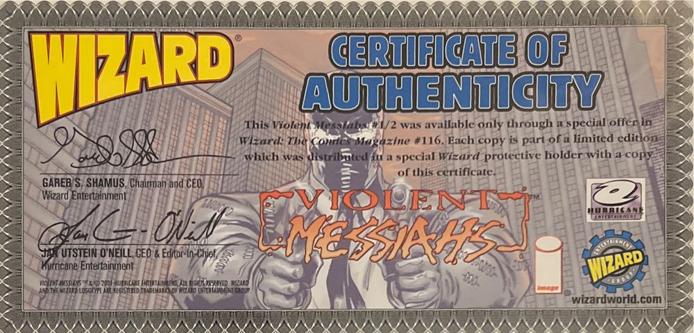 Violent Messiahs - Image Comics (1/2) comic book collectible [Barcode 410882101311] - Main Image 2