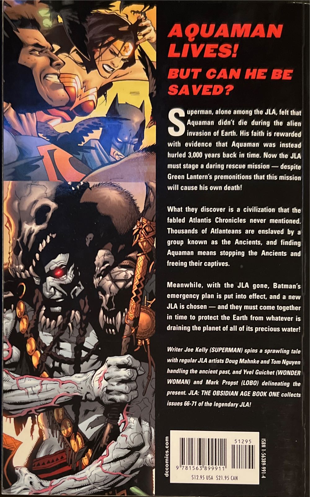 JLA Vol. 11: The Obsidian Age Book 1 - DC Comics (66-71) comic book collectible [Barcode 9781563899911] - Main Image 2