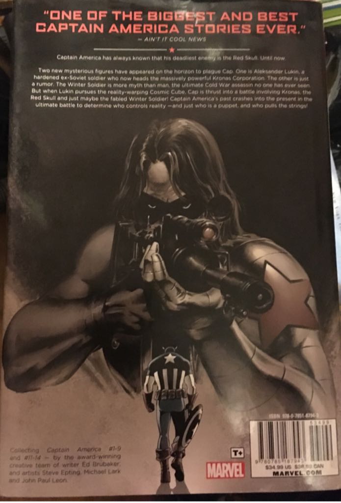 Captain America: Winter Soldier - Marvel Comics comic book collectible [Barcode 9780785187943] - Main Image 2